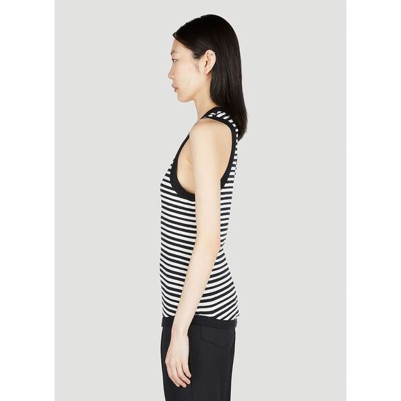 Saint Laurent Women Striped Tank Top - Picture 3 of 5